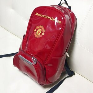 マンチェスターユナイテッド エナメルリュック バックパック Manchester United レッド マンU