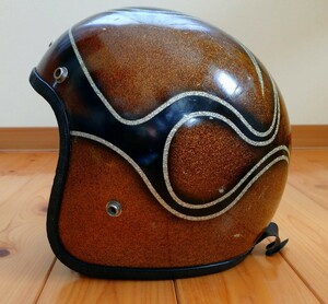 ヴィンテージ ヘルメット CROWN CX901　ラメ　フレイム Vintage Helmet 