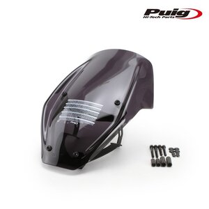 在庫あり Puig 21713F スクリーン バイザー アジャスタブル DIAVEL V4 (24-)[ダークスモーク] プーチ NEW GENERATION ADJUSTABLE