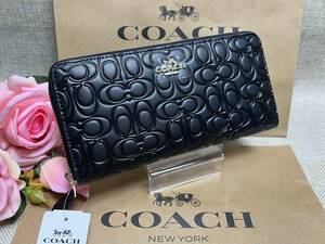 コーチ COACH 長財布 財布 シグネチャー 立体 ラウンドファスナー エンボスド シグネチャー プレゼント ギフト F39631 A187