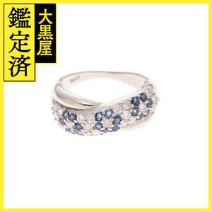 JEWELRY　ジュエリー　リング　指輪　PT900　サファイア0.50ct　ダイヤモンド0.41ct　約5.4g　12号