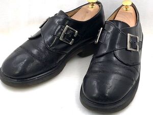 即決◆DR.MARTENS ドクターマーチン◆メンズ レザーシューズ サイズ 9 約 27 cm ブラック 本革 本皮 紳士 革靴 ( EC 302 )