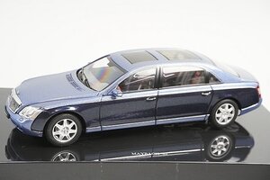 AUTOart オートアート 1/43 Mercedes Maybach メルセデス・マイバッハ 62 LWB ライトブルー/ダークブルー メタリック 56162