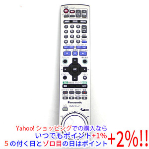 【中古】Panasonic DVDリモコン EUR7632X20 [管理:1150002551]