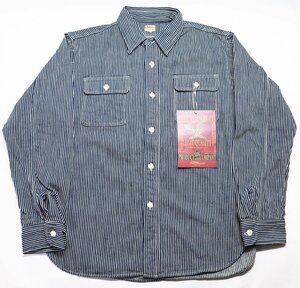 Deluxeware (デラックスウエア) HV-01...HICKORY NEL SHIRT / ヒッコリー ネルシャツ 未使用品 size L / ワークシャツ / ヘビーネル