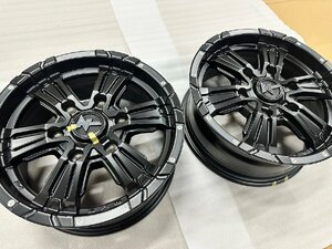 15インチ　マルカサービス ナイトロパワー クロスクロウ　2本セット　6.0J+33　PCD6穴139.7　【本数限定】【中古品】　超特価品　