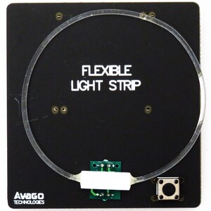 アバゴ・テクノロジー Avago Technologies フレキシブルライトストリップ FLEXIBLE LIGHT STRIP 赤色 光ファイバー全体が赤色に発光