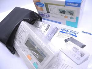 ★オムロン　自動血圧計【HEM-755C】 動作　箱セット★
