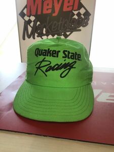 Quaker State Racing 帽子　キャップ　モーターオイル　レース　レーシング　オイルメーカー　ビンテージ　世田谷ベース　古着　アメカジ