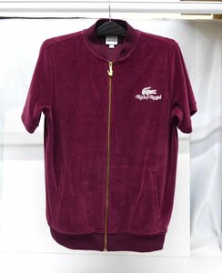 ラコステ LACOSTE Ricky Regal ベロア S/S トラックジャケット 表記S メンズ △WF2393