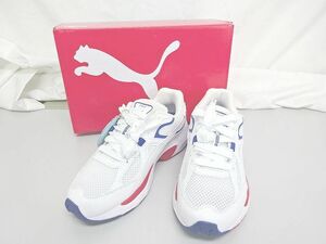 未使用・自宅保管品★PUMA★プーマ　AXIS Plus 90s　白・赤・青　SOFT FOAM　スニーカー　サイズ23㎝