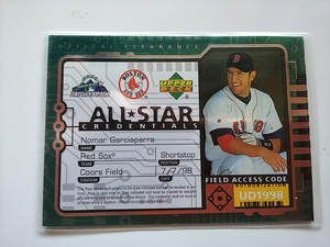 1998 UPPERDECK All-Star Credentials Nomar Garciaparra