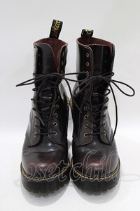 Dr.Martens （Getta Grip） / SEIRENE KENDRA 10EYE BOOT UK5（約24cm） チェリーレッド H-24-12-19-045-PU-SH-KB-ZH