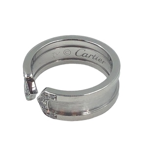 カルティエ Cartier C2リング SM 750WG ジュエリー 中古