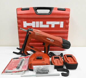 H796●HILTI ヒルティ バッテリー式 鋲打機 BX 3-IF 充電器 C 4/36-350 ハッテリーハック2個 B 22/2.6 B 22/5.2 専用ケース 一式セット