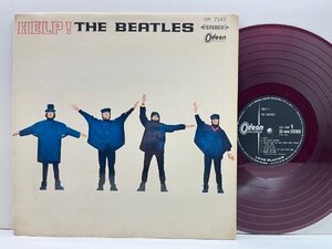 【初回 OP-7387規格】赤盤 GF厚手ジャケット THE BEATLES ビートルズ Help ４人はアイドル (