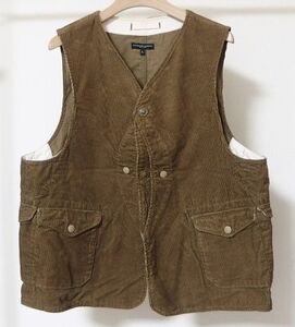 Engineered Garments エンジニアードガーメンツ Upland Vest 11W Corduroy コーデュロイ アップランド ベスト L