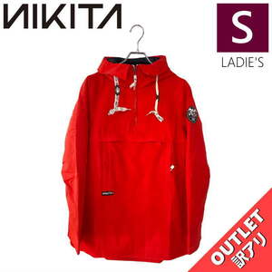 【OUTLET】 NIKITA HEMLOCK JKT RED Sサイズ レディース スノーボード スキー ジャケット JACKET アウトレット