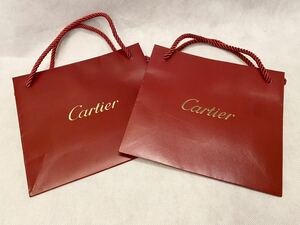 購入時以降未使用 Cartier 紙袋 ショッパー ショップバッグ ショップ袋 ブランド紙袋 カルティエ