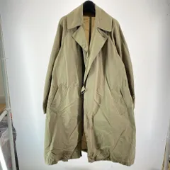 【中古】COMOLI 17SS Cotton Nylon Tielocken Coat サイズ1 ベージュ コモリ[17]