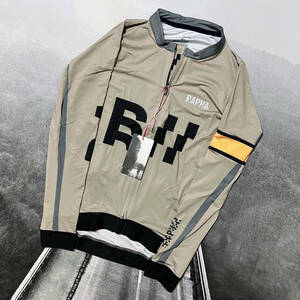 新品 Rapha 特別限定版 Men’s Pro Team LS Training Jersey Mサイズ グレー ラファ メンズ プロチーム トレーニング ジャージ 長袖