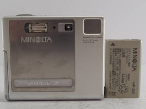 ★チャージャー欠品★動作未確認★ ミノルタ MINOLTA DiMAGEX バッテリー付き ジャンク ＃A1107