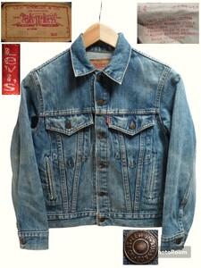 CANADA製★雰囲気良し【Levis/リーバイス】ビンテージ/デニムジャケット/70506-0216/レディース/Gジャン/フォース/古着★70505/70507