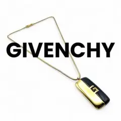 【一点もの】 GIVENCHY ゴールド ネックレス Gロゴ クラシック 美品