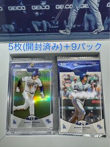 ★1円スタート★ 2024 Topps 50/50 大谷翔平 shohei ohtani SB #13 Chrome クロム Reflector リフレクター パラレル 5枚+9パック