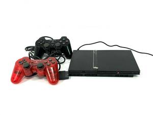 ■【通電のみ確認済】SONY/ソニー PlayStation2/PS2/プレステ2 SCPH-79000 本体 薄型 ゲーム機 テレビゲーム (48079TT1)