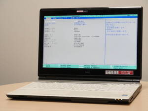 BIOS起動確認済み NEC Lavie L LL750/R PC-LL750RSW Core i7-4700MQ 4GB Blu-ray 現状 