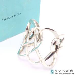 質屋 Tiffany＆Co ティファニー アイビーカフ ivy cuff バングル ブレスレット スターリングシルバー 71.5g gen151 みいち質店