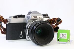 【同梱歓迎】実用■ニコン Nikon FEボディ+AI NIKKOR 55mm F3.5■シャッター全速・露出計完動■13682