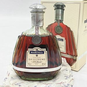 未開栓　MARTELL マーテル スプリーム グリーンボトル XO 700ml 40% コニャック 箱付き 01-0606