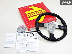 【歪み無！】 MOMO モモ 汎用 RACE レース ステアリング ホイール ハンドル 外径：約35cm / 穴間：約7cm 即納 在庫有 棚