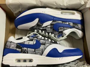 未使用 国内正規品 ATMOS × NIKE AIR MAX 1 BLUE WE LOVE NIKE 【27.5cm】 ナイキ アトモス エアマックス 青