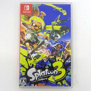 ★中古★Nintendo Switch ニンテンドースイッチ ソフト スプラトゥーン3（スプラ/任天堂/1円～)★【GM646】