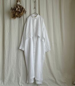 suzuki takayuki スズキタカユキ 2023 linen shirt coat リネン シャツコート 定価62,700円