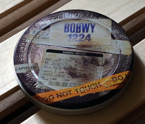 ▲BOOWY/中古CD「1224 FILM THE MOVIE 2013 ORIGINAL SOUND TRACK」3000枚限定フィルム缶パッケージ Blu-spec CD2▼氷室京介 布袋寅泰