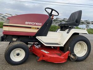 乗用草刈り機ロータリーモアバロネスBARONESS GM130A使用時間1799時中古品動作確認済み