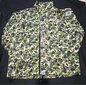 wtaps × A BATHING APE ナイロン フーディ付き ジャケット L ダブルタップス エイプ Bape ベイプ