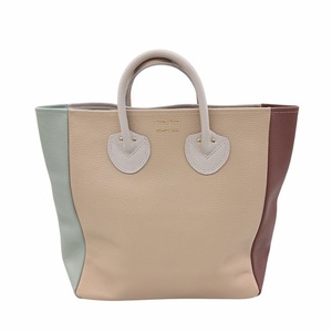 52 美品 YOUNG&OLSEN ヤングアンドオルセン EMBOSSED LEATHER TOTE M BEAMS Lights 別注品 クレイジーカラー