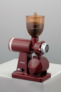 【即納】BONMAC ボンマック コーヒーミル レッド BM-250N 電動 家庭用 おしゃれ コーヒー豆ひき 豆挽き マシン