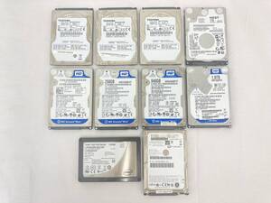 【IE76】HDD 2.5inch SATA TOSHIBA FUJITSU intel 他 まとめ売り おまけ付き