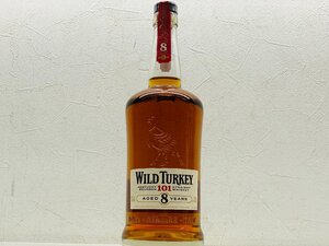 【未開栓】WILD TURKEY ワイルドターキー 8年 バーボン ウイスキー 101プルーフ 700ml アルコール分50.5％ ケンタッキー ストレート WHISKY