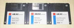 ★AKAI S3000XL/S2000/S5000/S6000/CD3000XL/MPC2000XL other FLOPPY DISK★OK!!★MADE in JAPAN★