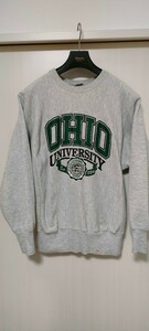 Champion リバースウィーブ REVERSE WEAVE OHIO UNIVERSITY スウェット　トレーナー アメリカ製 L グレー