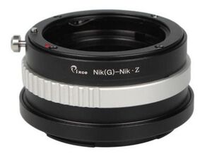 ニコン Fマウント Ｇレンズ (Gタイプレンズ) → ニコンZ Nikon Z Zマウントアダプター Z9 Z8 Zf Zfc Z7II Z6II Z5 Z50 Z30