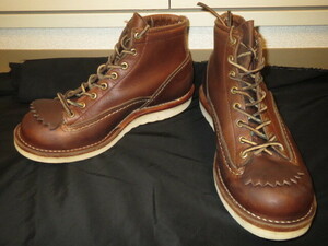 ウエスコ ジョブ WESCO BOOTS JOBMASTER レザーレース BROWN 6インチ丈 8D