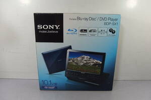 ◆未使用 SONY(ソニー) ポータブル ブルーレイディスク/DVDプレーヤー BDP-SX1 L(ブルー) BD(Blu-ray)/DVD/CD/USBプレーヤー